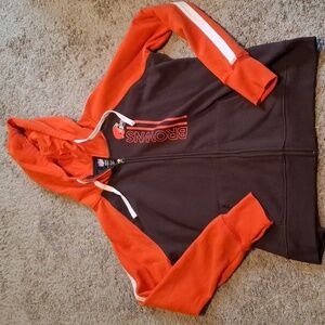 Women's NFL Cleveland Browns Full Zip Sweatshirt Hoodie XXL Great Condition